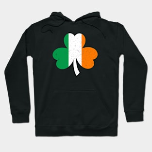 Vintage Shamrock - Flag - St. Patricks Day Hoodie